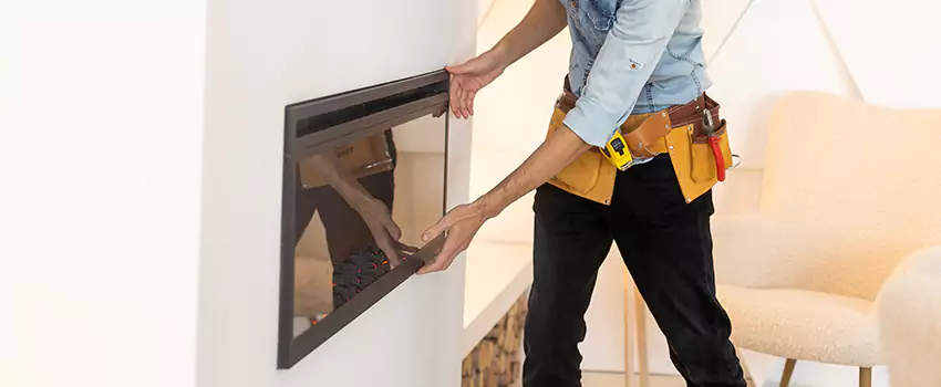 Metal Fireplace Installation in East Palo Alto, California
