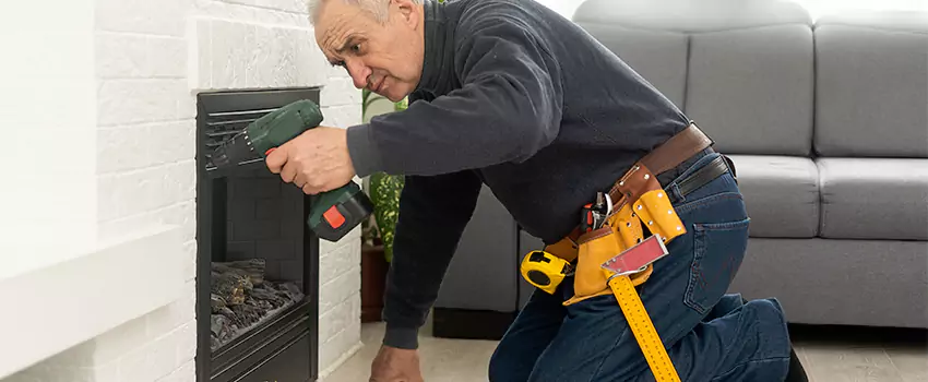 New Indoor Fireplace Installation in East Palo Alto, California