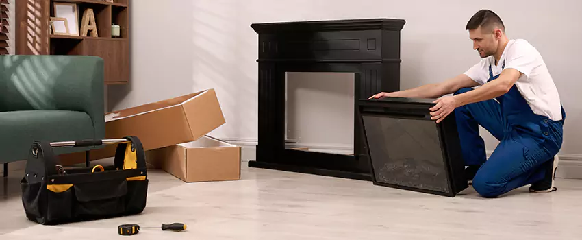 Old Rusted Metal Fireplace Repair And Replacement in East Palo Alto, CA