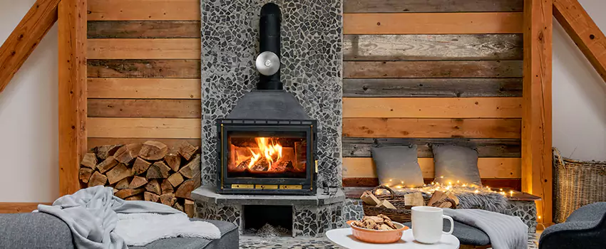 Thelin Hearth Products Direct Vent Gas Stove Fireplace Inspection in East Palo Alto, California